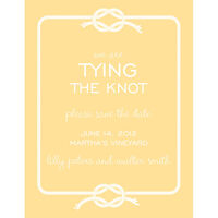 Tying the Knot Save The Date Cards