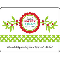 Holly Jolly Christmas Large Personalized Seals