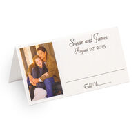 Engagement Photo Personalized Placecards