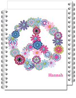 Hippee Peace Spiral Notebook