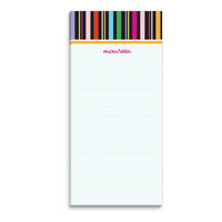 Colorful Stripes Skinny Notepad