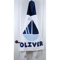 Sailboat Hooded Towel