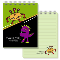Monsters Jumbo Spiral Top Notepads