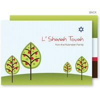 Pomegranate Valley Jewish New Year Cards