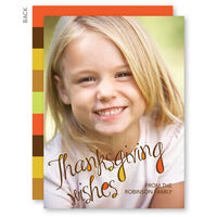 Thanksgiving Wishes Thanksgiving Photo Cards