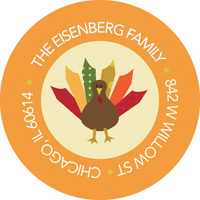 Thanksgiving From Us Address Labels