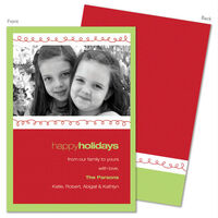 Christmas Loops Holiday Photo Cards