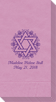 Ornate Jewish Star Guest Towels