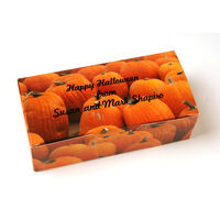 Cookie or Candy Personalized Pumpkin Gift Boxes