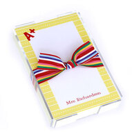 A+ Teacher Memo Sheets with Acrylic Holder