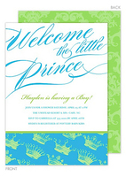 Baby Prince Shower Invitations