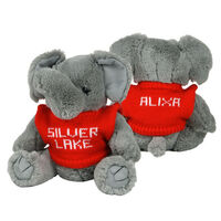 Plush Stuffed Elephant with Personalized Sweater