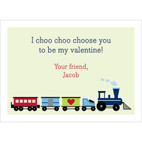 Train Valentine Exchange Cards