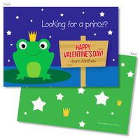 Frog Prince Valentine Exchange Cards