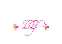 Hydrangea Petite Foldover Note Cards