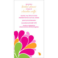 Modern Flower Party Invitations