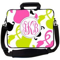 Pink & Green Spring Laptop Bag