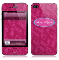 Breast Cancer Floral Ribbon Tech Skin