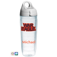 Auburn War Eagle Personalized Water Bottle