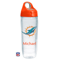 Miami Dolphins Personalized Water Bottle
