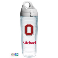 Ohio State Block Initial Personalized Water Bottle