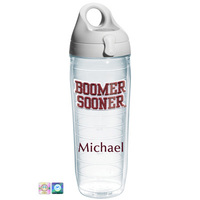 University of Oklahoma Boomer Sooner Personalized Water Bottle
