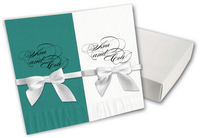 Romantic Script Guest Towel Gift Set in Choice of Colors