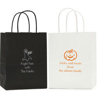 Large Twisted Handled Bags for Halloween