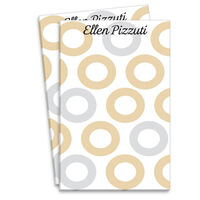 Khaki and Grey Rings Notepads