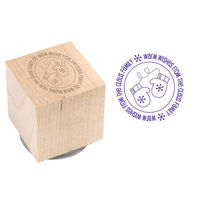 Mittens Wood Block Rubber Stamp