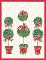 Topiaries Trio Holiday Cards