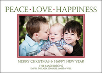 Simple Wishes Holiday Photo Cards