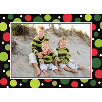 Holiday Dots Folded Photo Cards