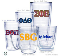 Design Your Own Fraternity Personalized Tumblers