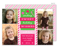 Visions of Gumdrops Photo Holiday Cards