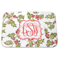 Holly Berry Glass Cutting Boards