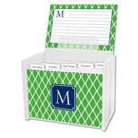 Kelly Bamboo Recipe Box and Recipe Cards