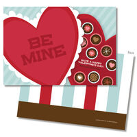 Heart Candy Box Valentine Exchange Cards