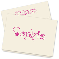Lollipop Note Cards on Double Thick Stock