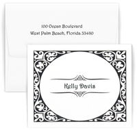 Persian Foldover Note Cards on Double Thick Stock