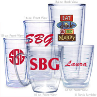 Eat, Drink & Be Merry Personalized Tervis Tumbler
