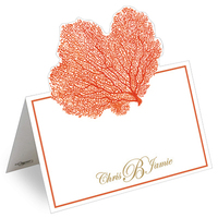 Sea Fans Die Cut Personalized Placecards