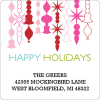 Glam Ornament Address Labels