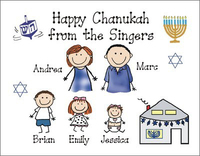Chanukah House Holiday Cards