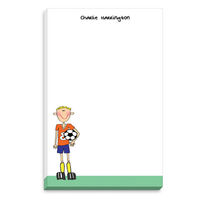 The Soccer Boy Notepad