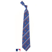 New York Mets Cambridge Striped Silk Necktie