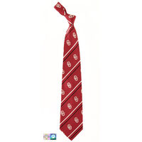 University of Oklahoma Cambridge Striped Silk Necktie