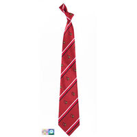 University of Louisville Cambridge Striped Silk Necktie