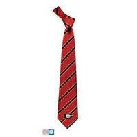 University of Georgia Striped Woven Necktie