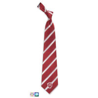 Indiana University Striped Woven Necktie